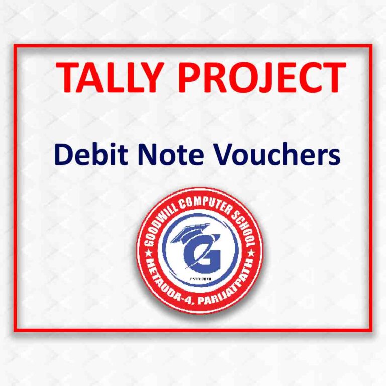 Prepare the Debit Note